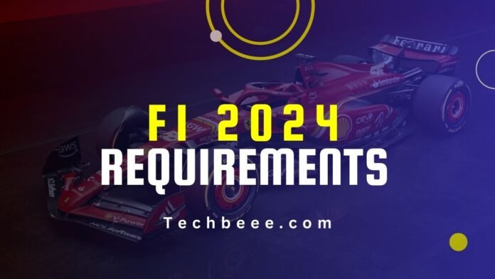 F1 2024 Pc and Laptop Requirements and How to optimize it.